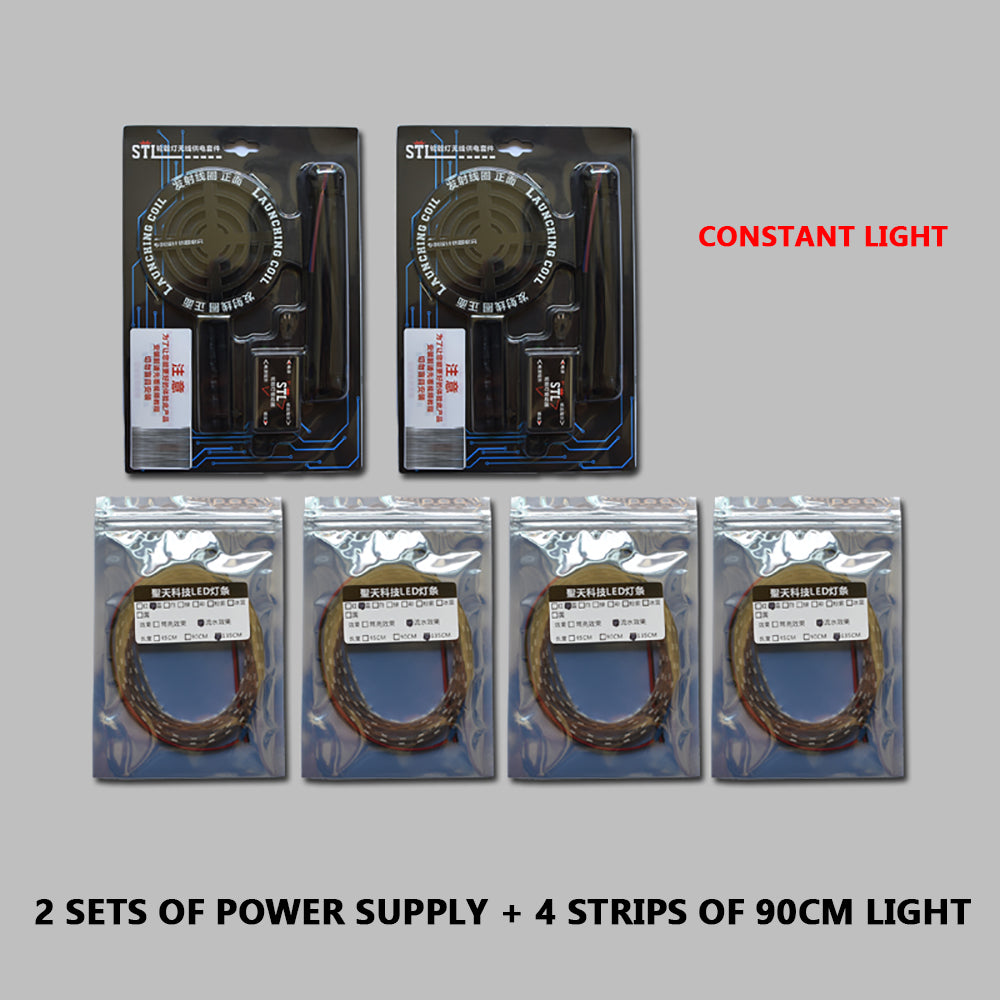 Lumières de roues sans fil à LED