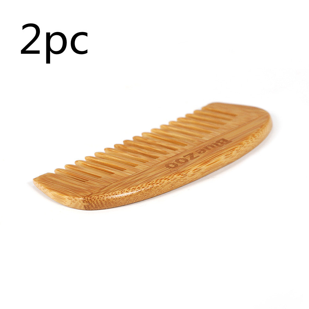 Peigne de massage en bois de bambou naturel Peigne homme antistatique Peigne 12x5.2cm Femmes Cheveux Sty