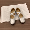 Femmes Crisscross Strap Low Cut Mary Janes