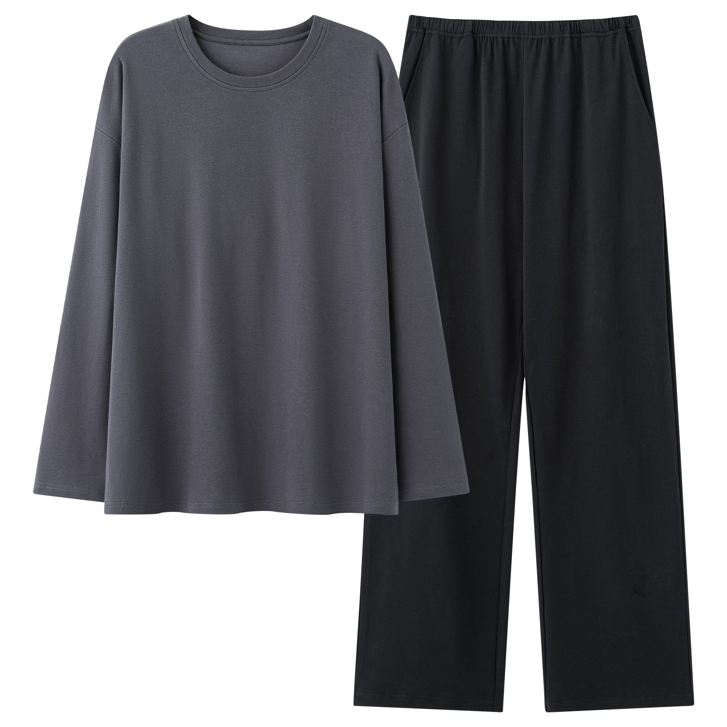 Ensemble pyjama en coton 100 hommes avec top à manches longues et pantalons longs