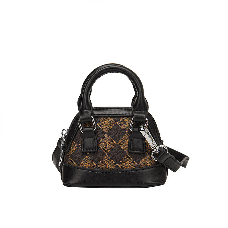 Mode Couleur Contraste Coin Purse Mini Western Style Sac Crossbody de fille