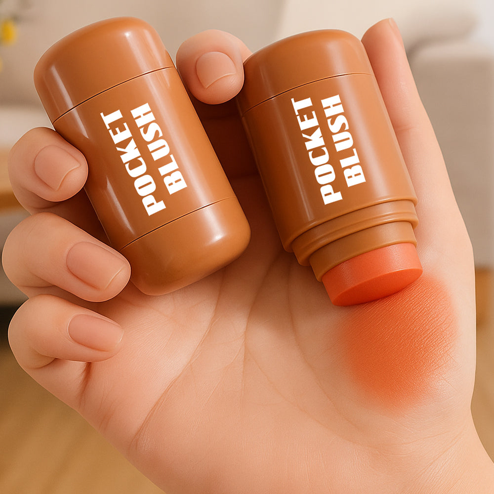 Bâton de surligneur multi-usage Glossy Blush pour lèvres et cheeks