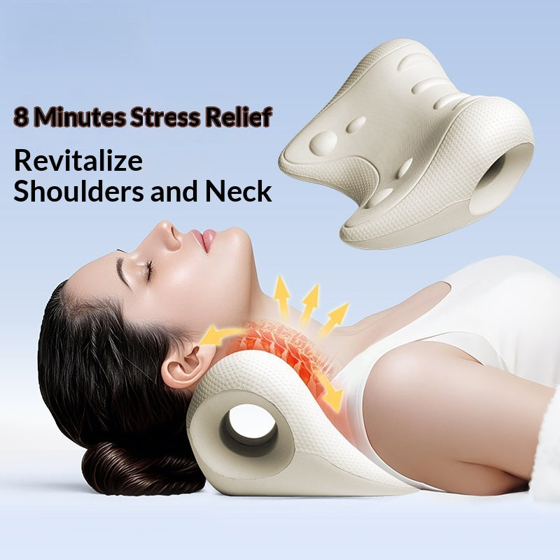 Processus d'expansion de la mousse de relaxation de cou de massage cervical
