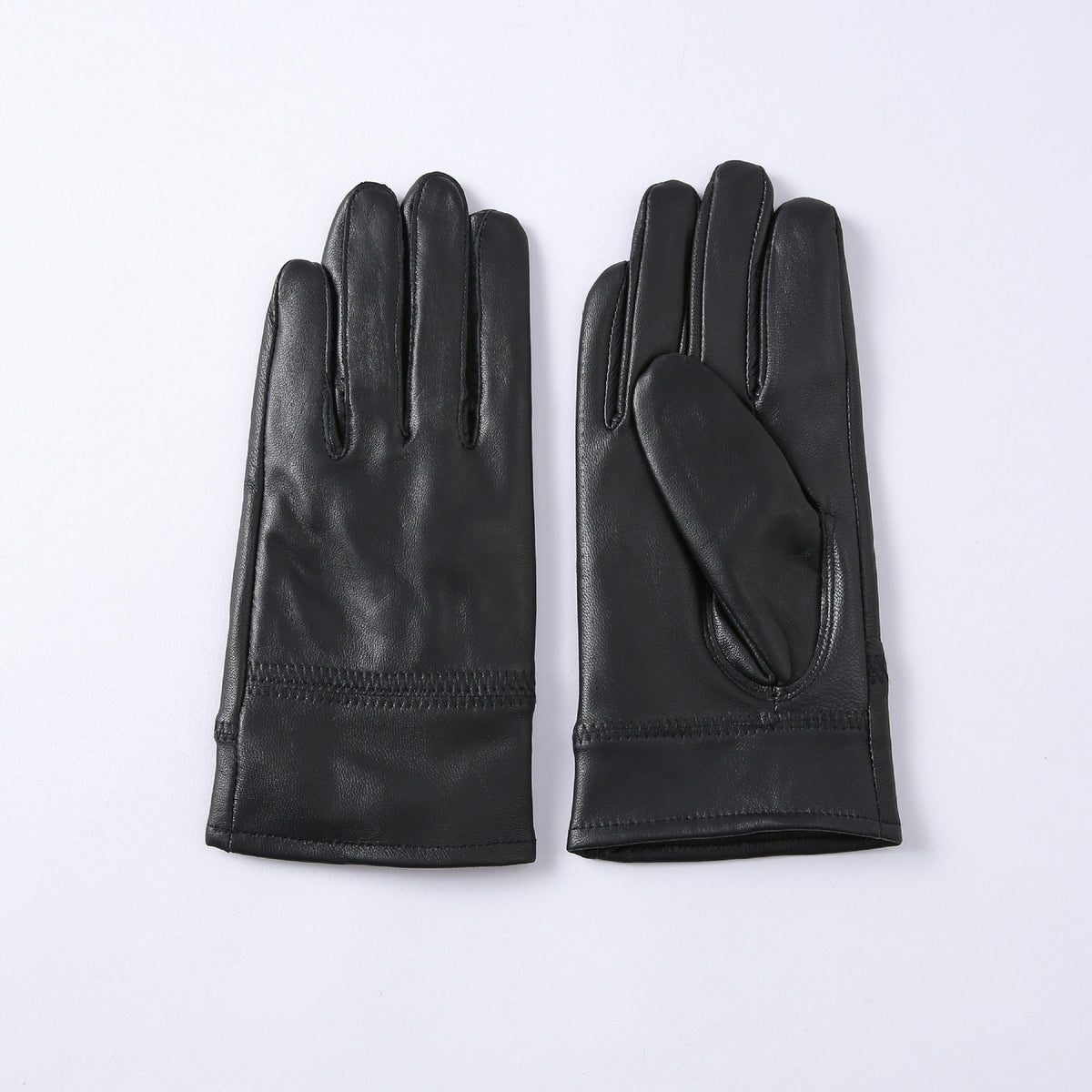 Gants d'hiver en cuir véritable pour hommes