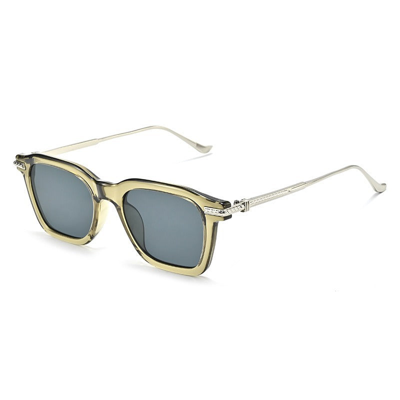 Lunettes de soleil de protection carrée décontractées pour femmes