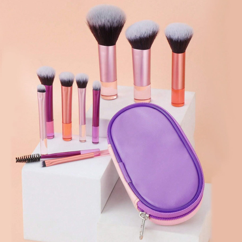 Set de brosse de maquillage de 20 pièces en champagne