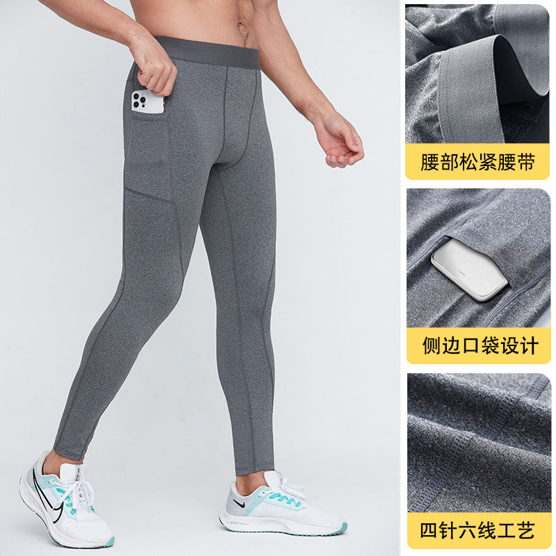 Leggings sportifs masculins d'automne et d'hiver