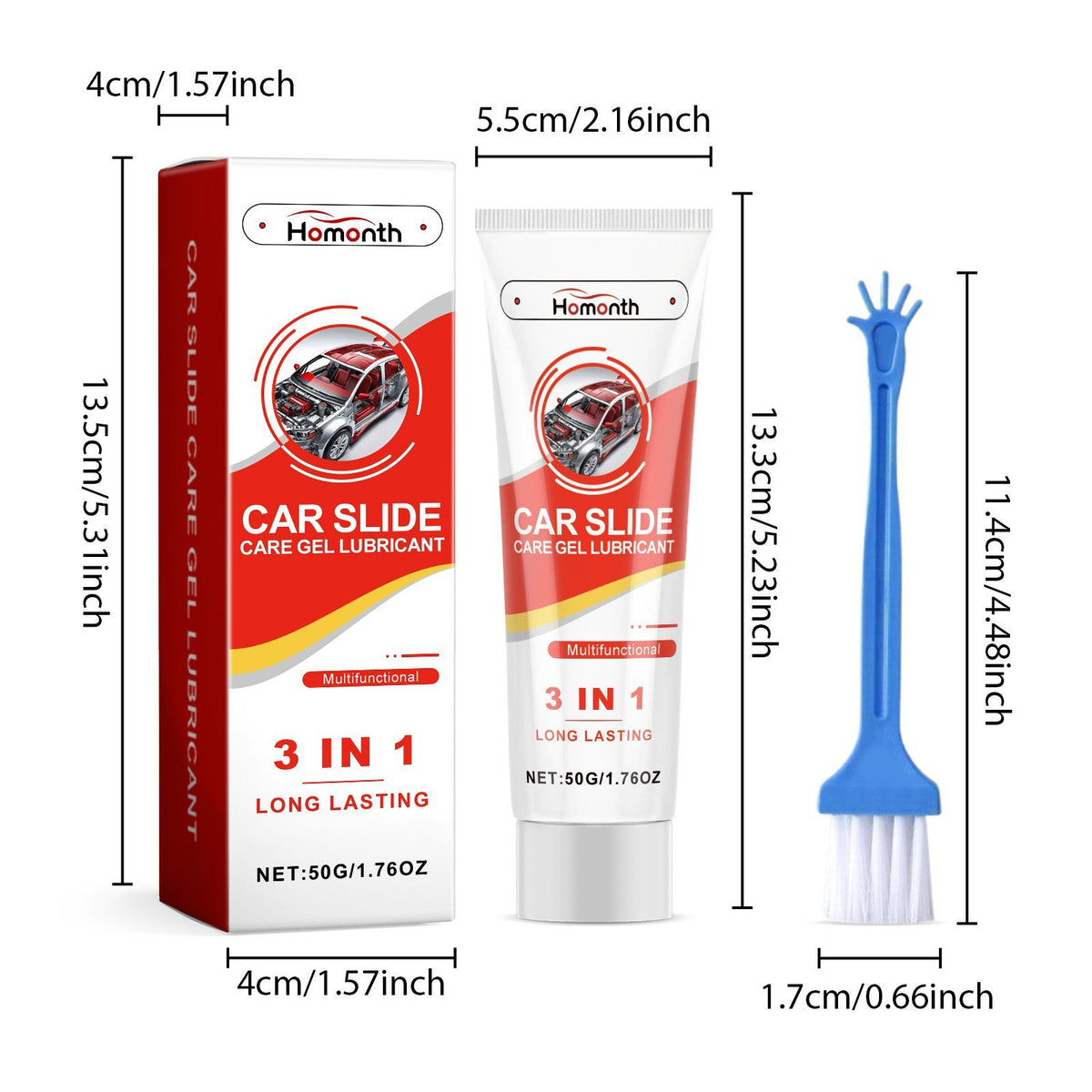 HOMONTH Kit Gel lubrifiant d'entretien automobile