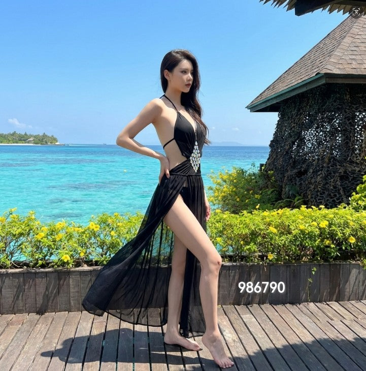 Maillot de bain à deux pièces pour femmes Mesh Holiday