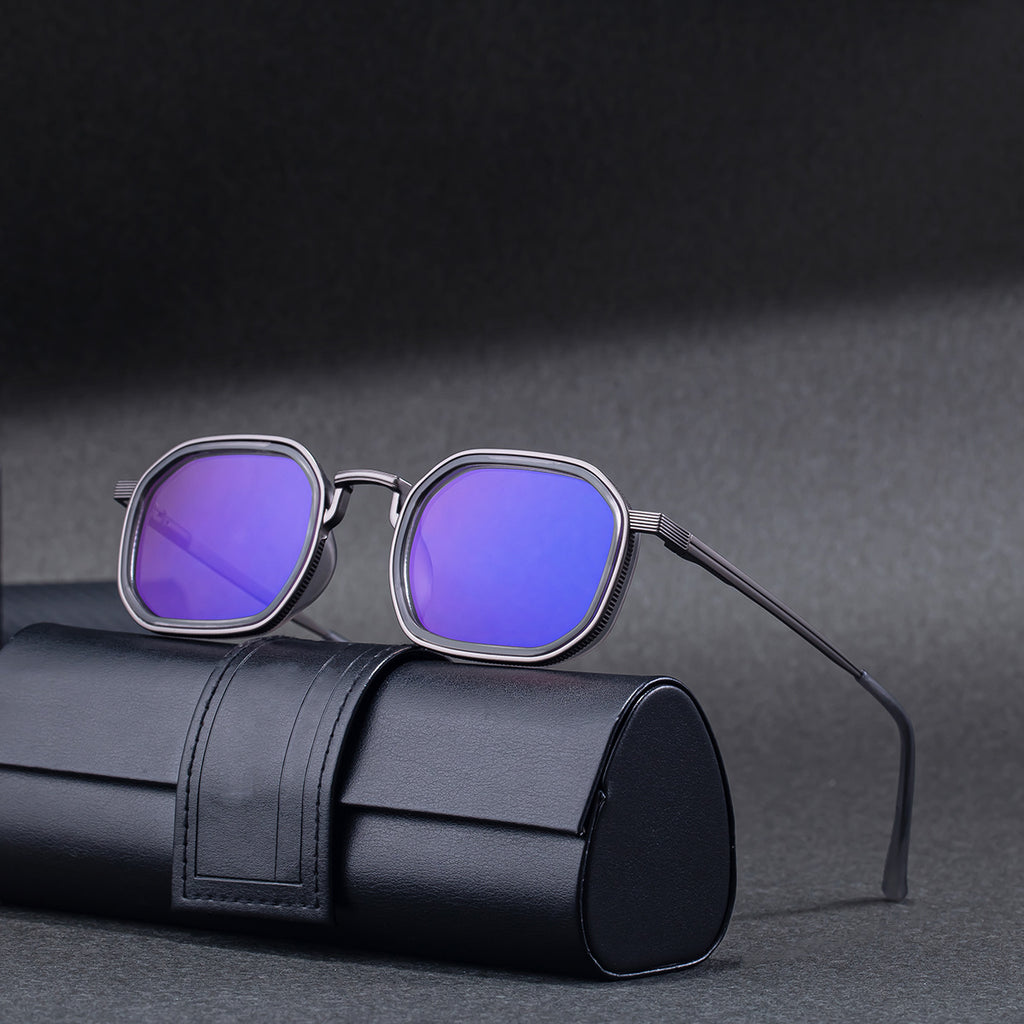 Lunettes de soleil européennes et américaines Fashion Square Frame