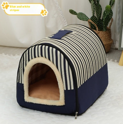Poignée portative Pet Bed Petit et moyen lit chaud Kennel