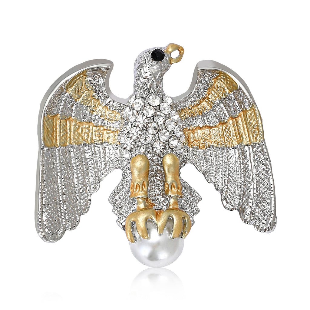 Fashion Alloy Strass Eagle Brooch