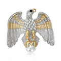 Fashion Alloy Strass Eagle Brooch