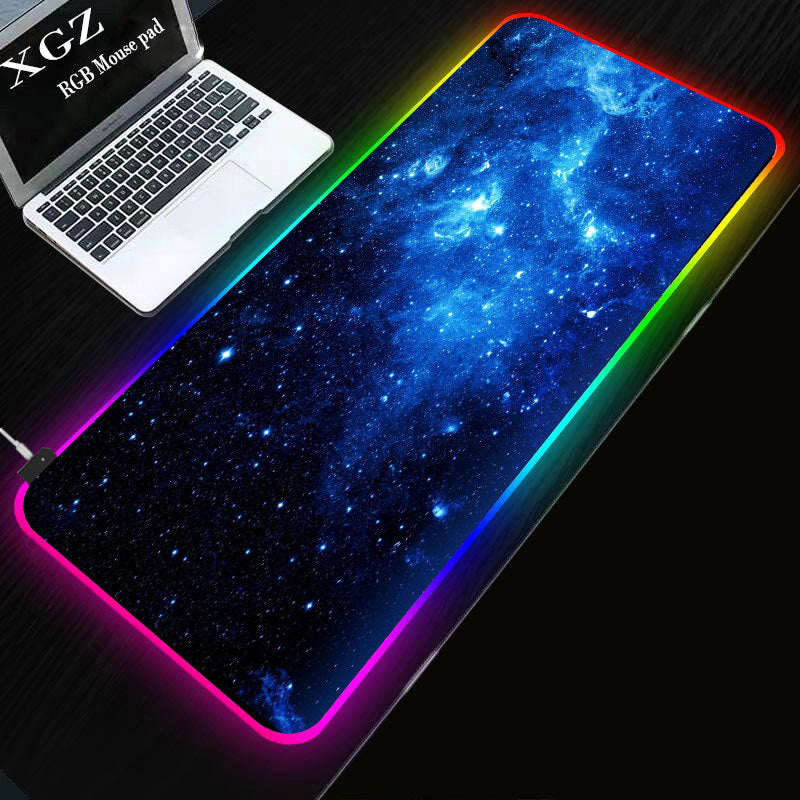 Étoile Sky RGB Surdimensionné Souris Lumineux Pad Anti-Slip