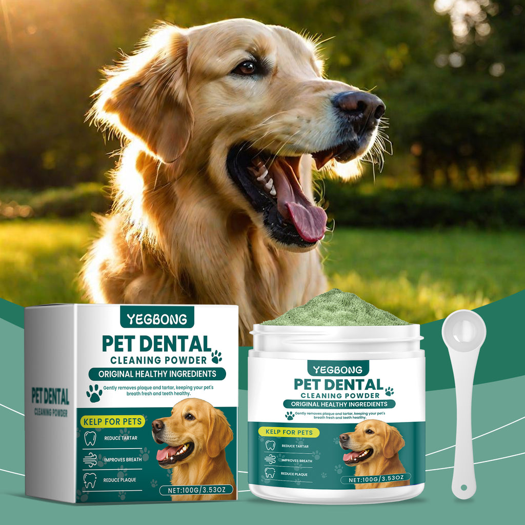 Dog teeth cleaning powder