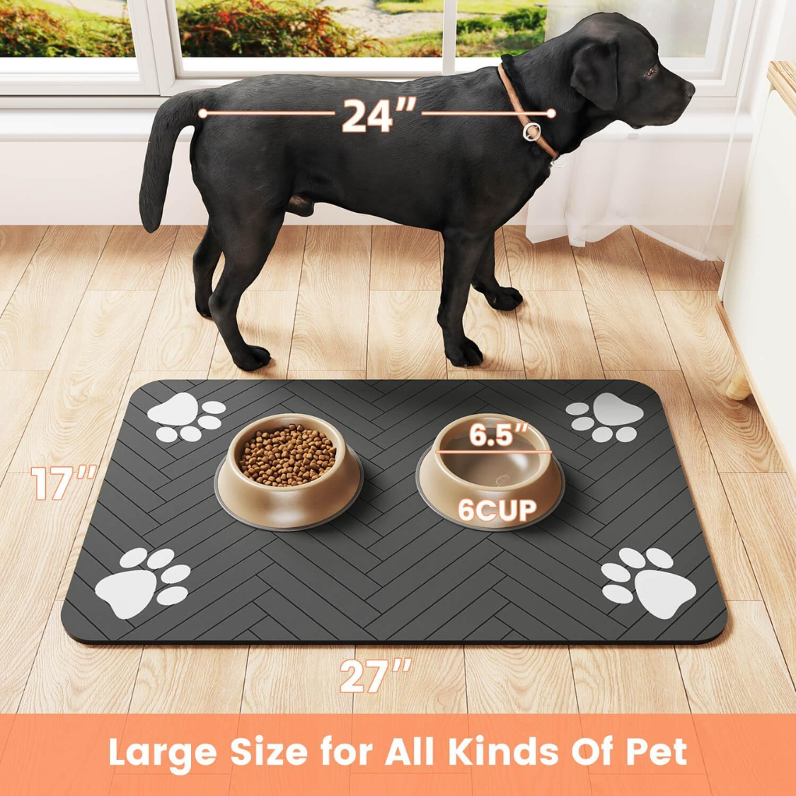 Tapis absorbant pour animaux de compagnie 20x12 pouces