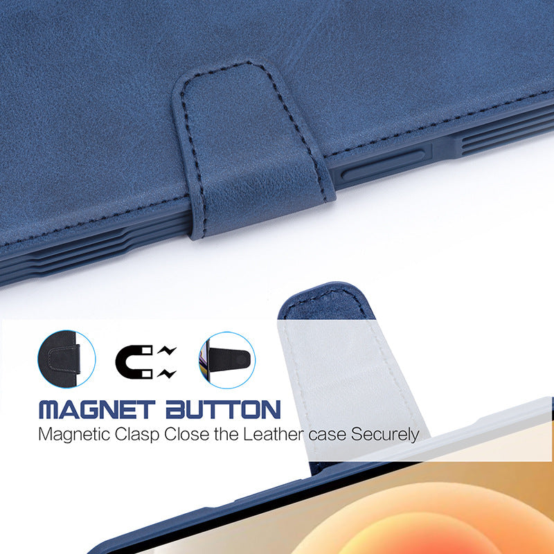 Boîtier de téléphone magnétique Flip carte Holster téléphone