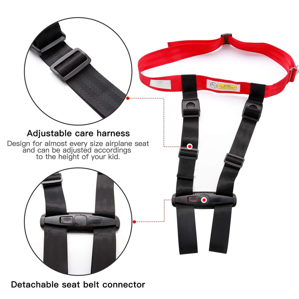 Ceinture de siège d'avion portable pour enfants