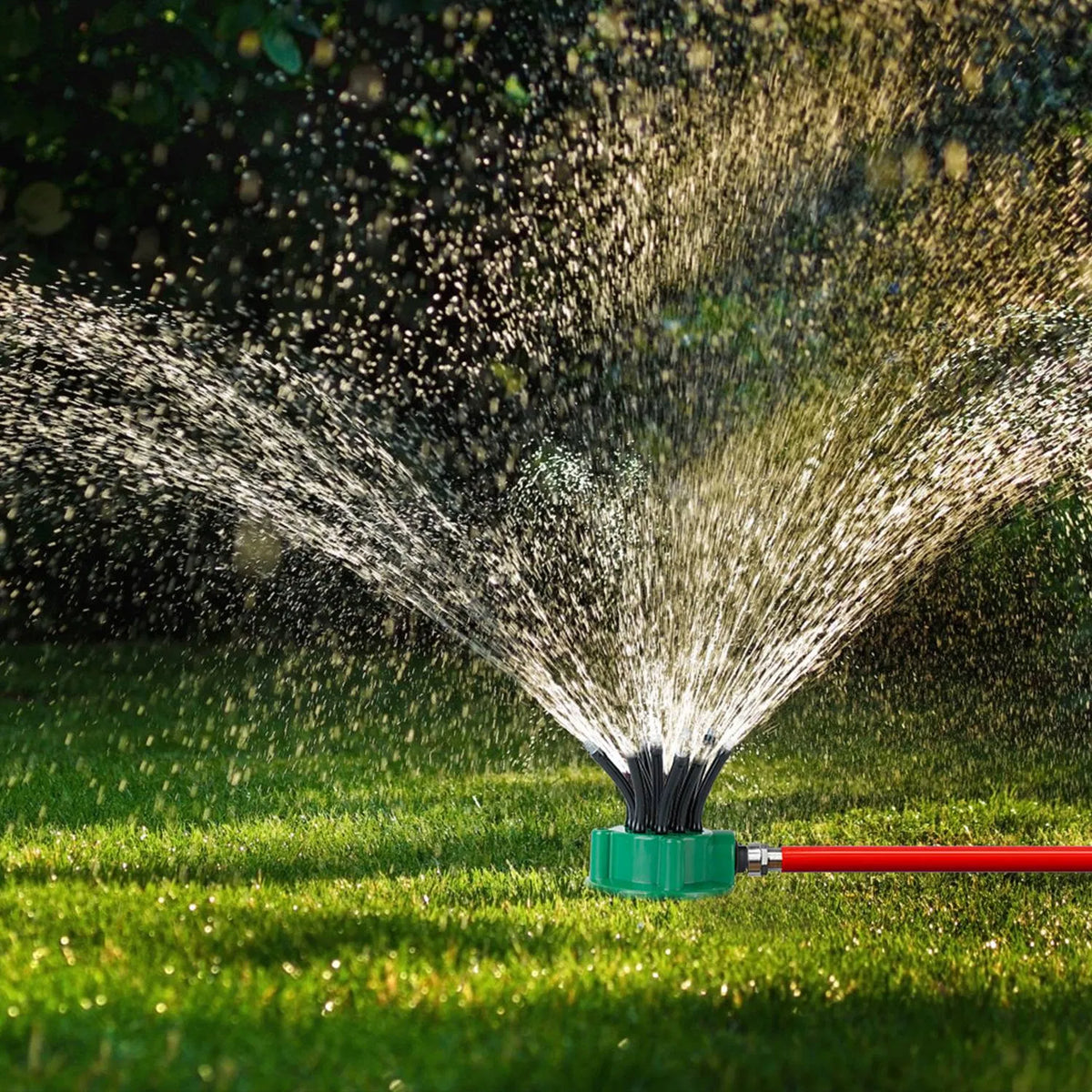 Sprinkler de pelouse flexible à 360° Automatique 12 tubes Sprays d'irrigation d'eau de jardin Garden Sp