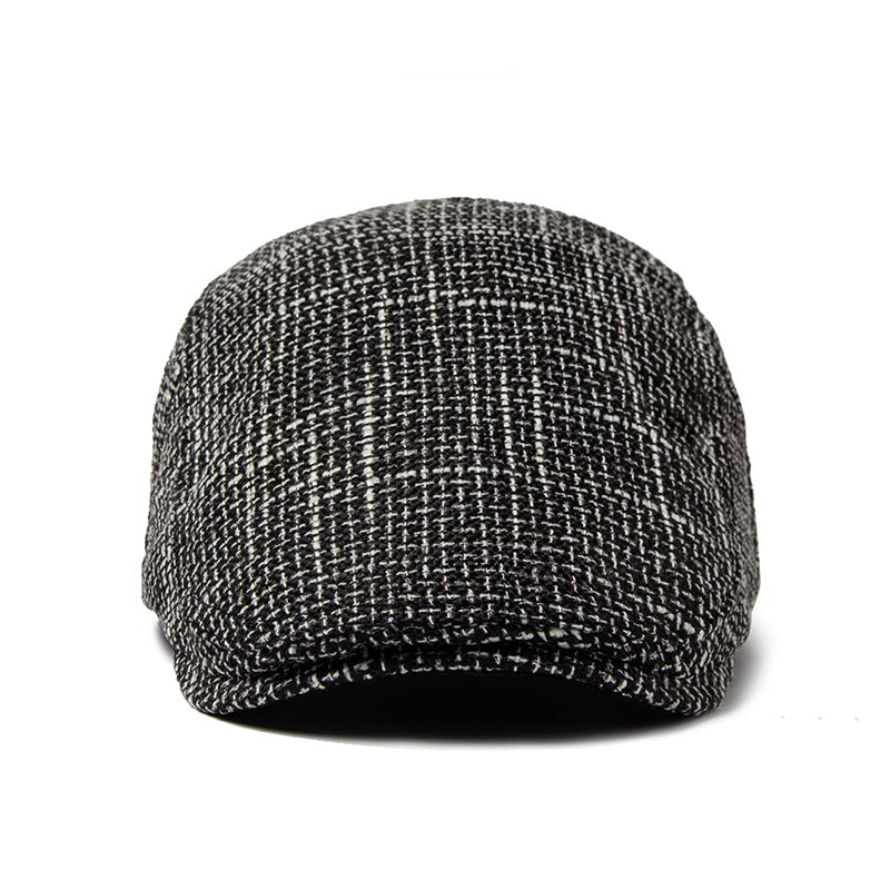Homme respirant Rétro casual coton et lin Beret