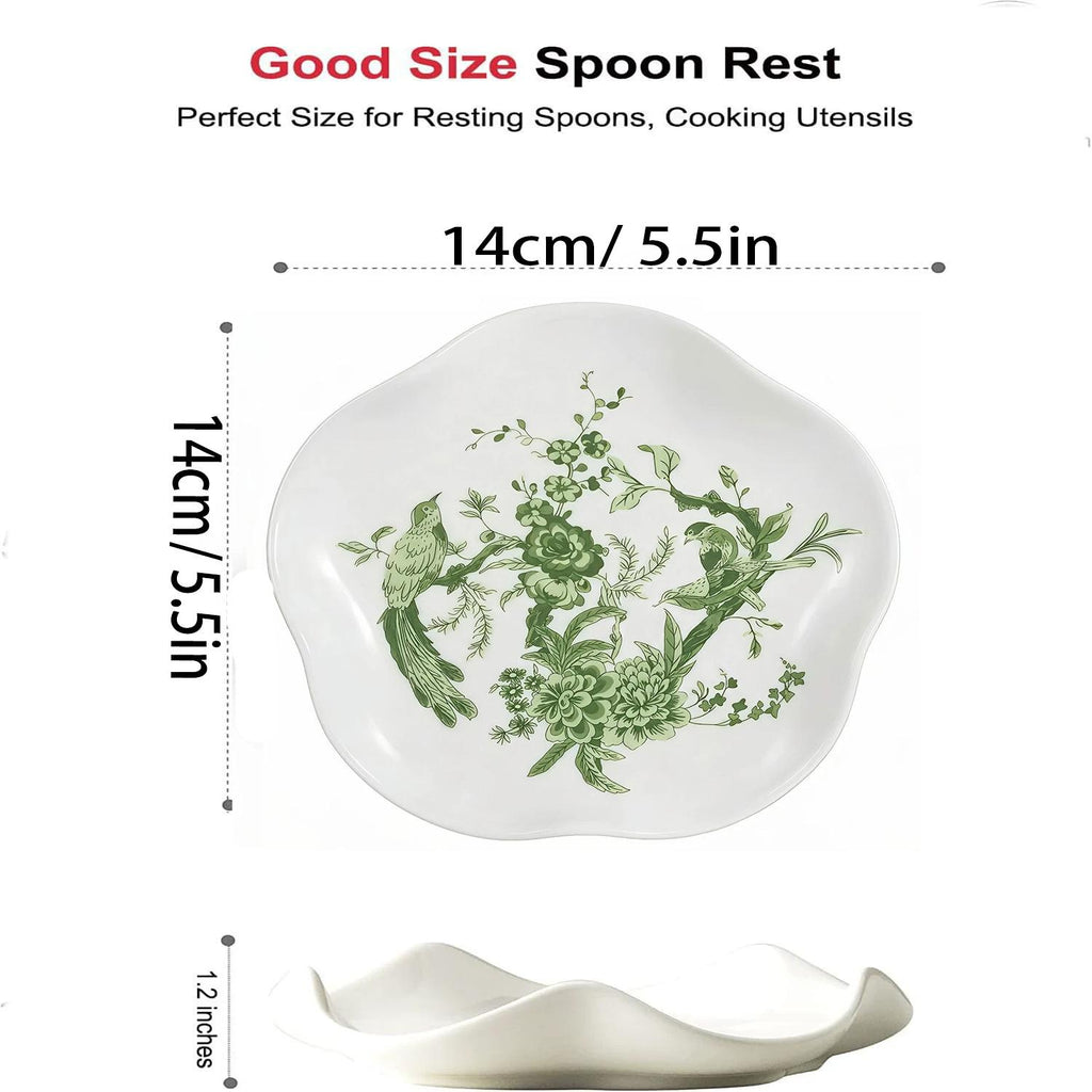 Ceramic Spoon Rest Multi-Purpose Storage Tray