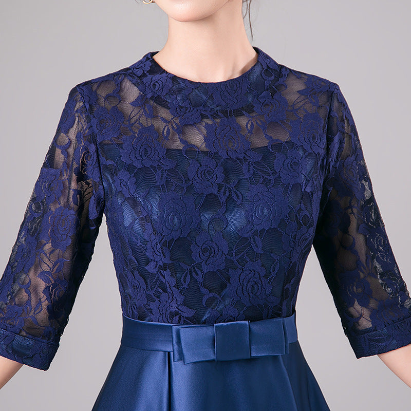 Robe de fête d'anniversaire simple et élégante