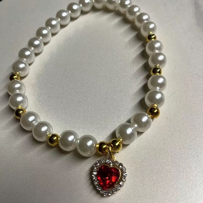 Internet populaire Celebrity Cat Pearl Collier