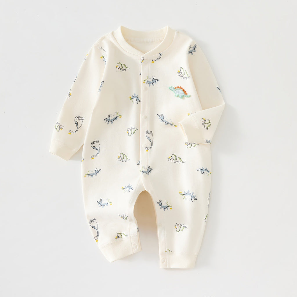 Nouveau-né Springautumn Vêtements Unisexe Bébé Onesie
