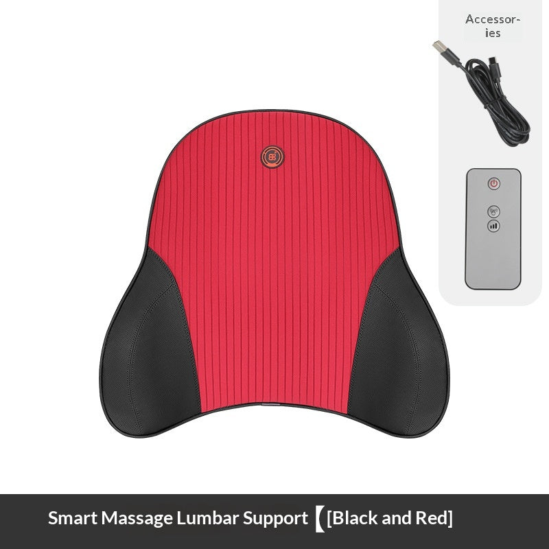 Accoudoir de voiture Massage électrique Lombaire Support Coussin