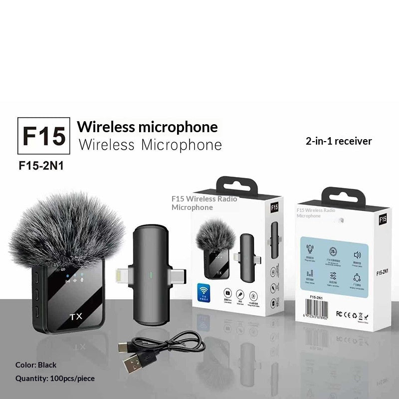 Wireless Live Broadcast Mini Lavalier Microphone