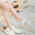 Femmes Dentelle mince Chaussettes absorbant la sueur invisible