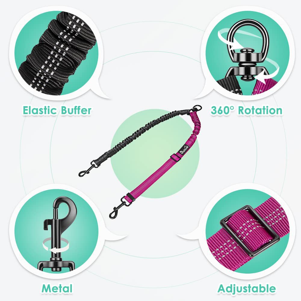 Produit Explosion-Proof Chaîne de chien un à deux de taille moyenne chien mignon traction corde chien Walki