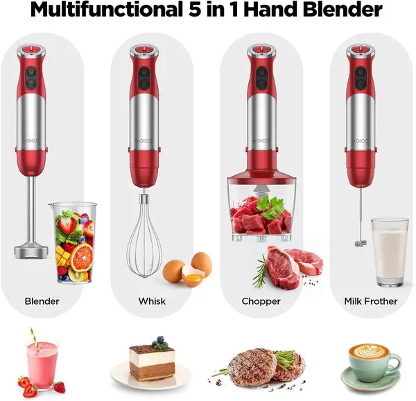 KOIOS 5-in-1 Hand Immersion Blender