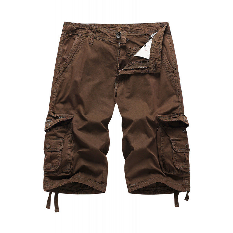 Amazon Commerce extérieur Vêtements de travail pour hommes Bas de fret occasionnel perdu Grande taille Knee Multi-Pocket
