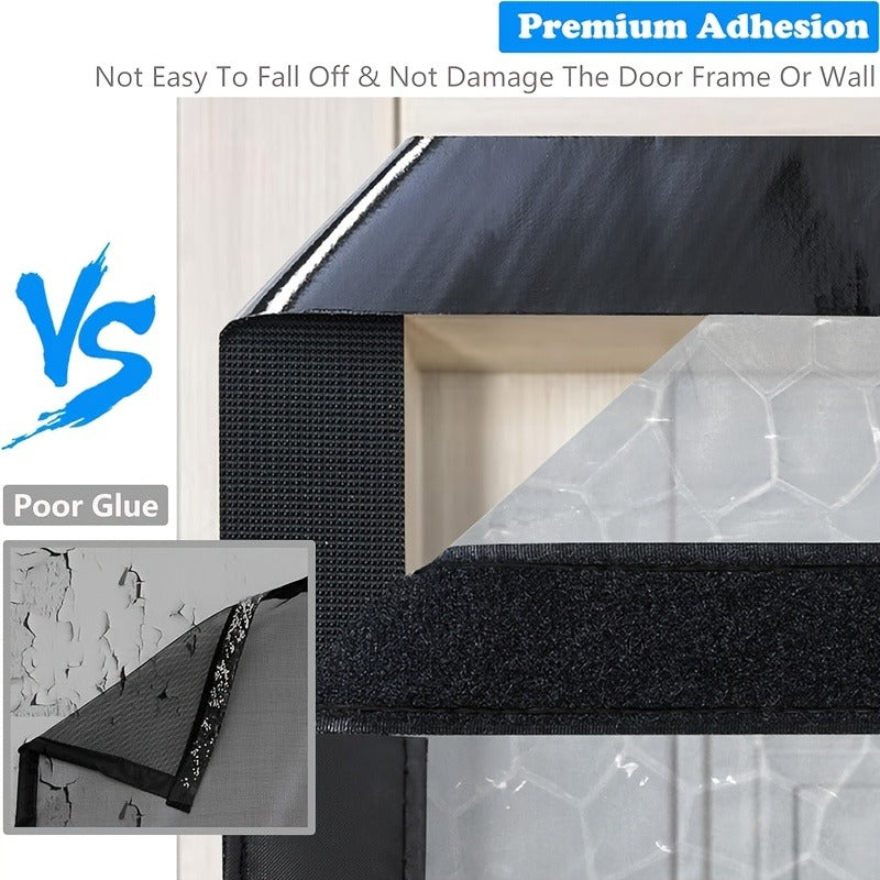 EVA magnétique d'isolation thermique rideau de porte auto fermer coupe-vent