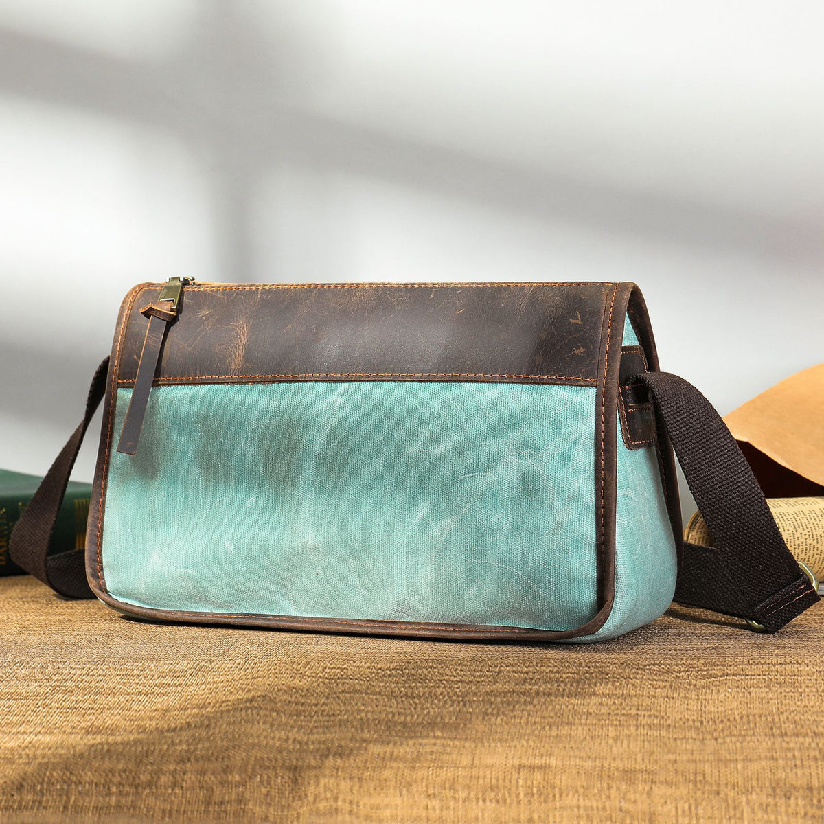Sac de corps Cowhide haute capacité pour hommes haut de gamme