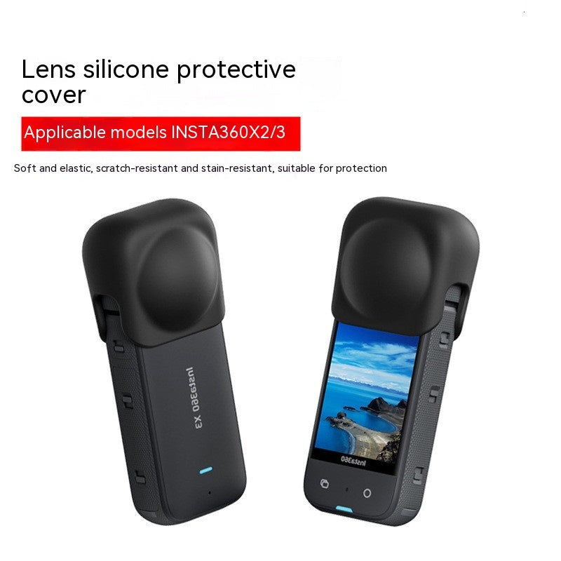 Couverture de protection universelle pour caméra panoramique en silicone