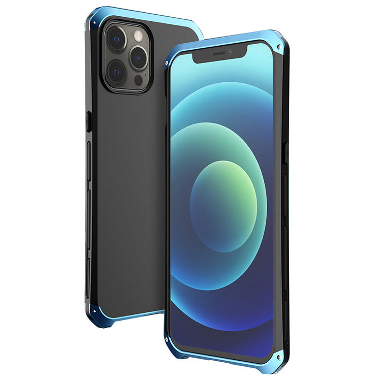 Étui de téléphone à vis métallique résistant à la chute