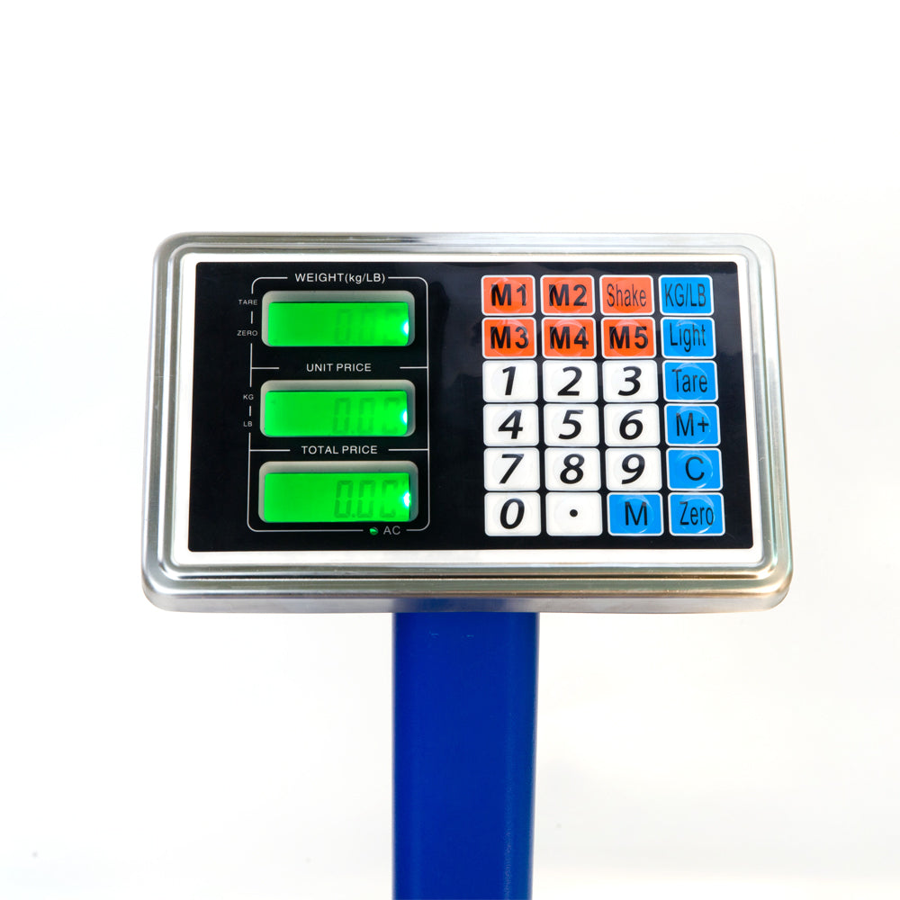 Échelle de banc de 300 kg Échelle d'affichage LCD standard américain Kg