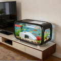 Compact Betta Fish Tank Kit Clear Desktop Aquarium With Ecological Cycle System