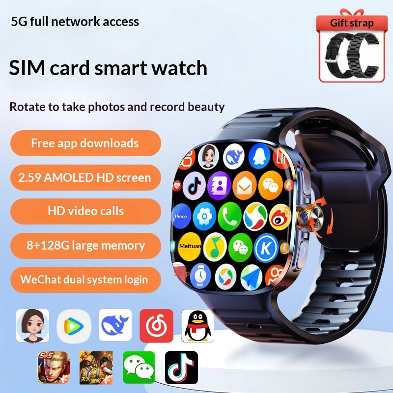 Smart 5G ESIM multi-fonctions Smartwatch Phone