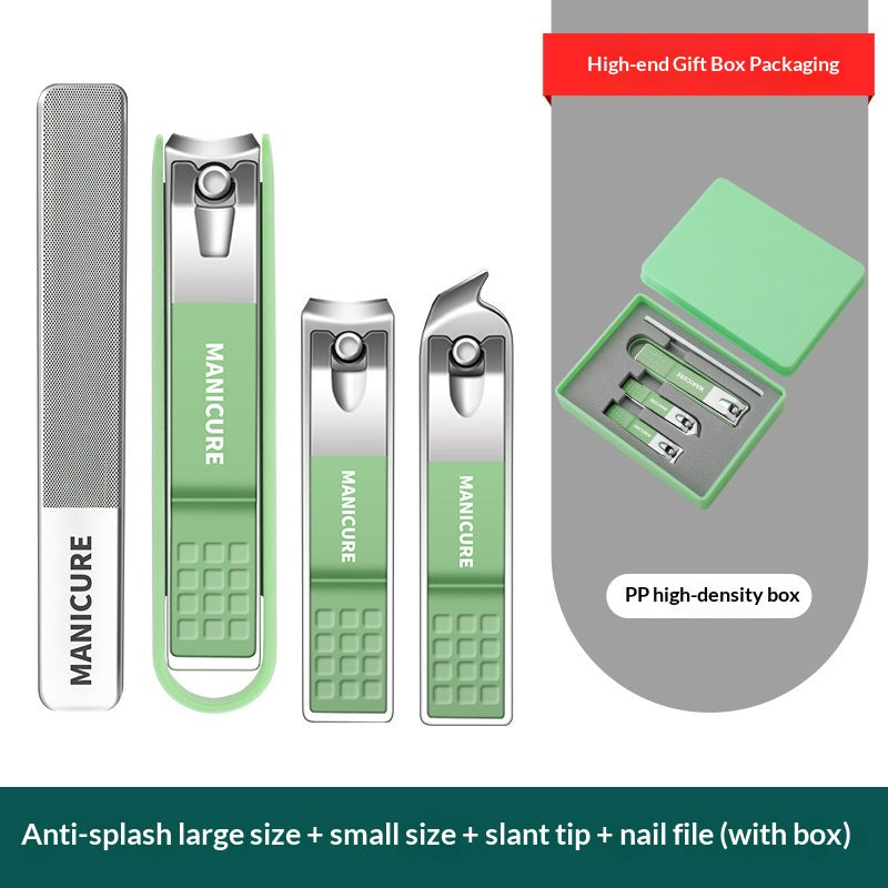 Outil à ongles inclinés anti-splash - Accessoire à pince à ongles en angle de précision pour manucure et p