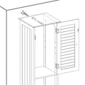VASAGLE Portes de rangement autonomes