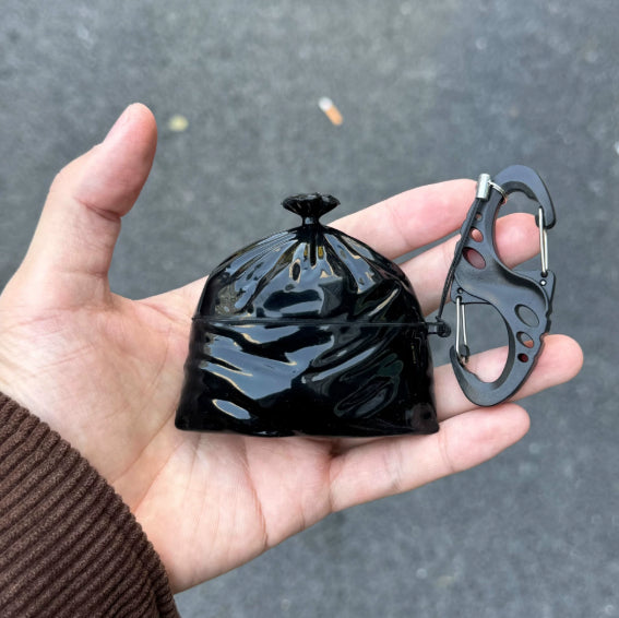 Boîtier d'origine en silicone noir sac d'oreille