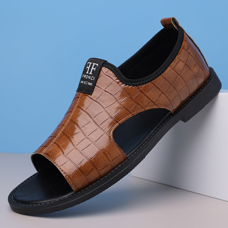 Sandales de mode à pieds ouverts pour hommes