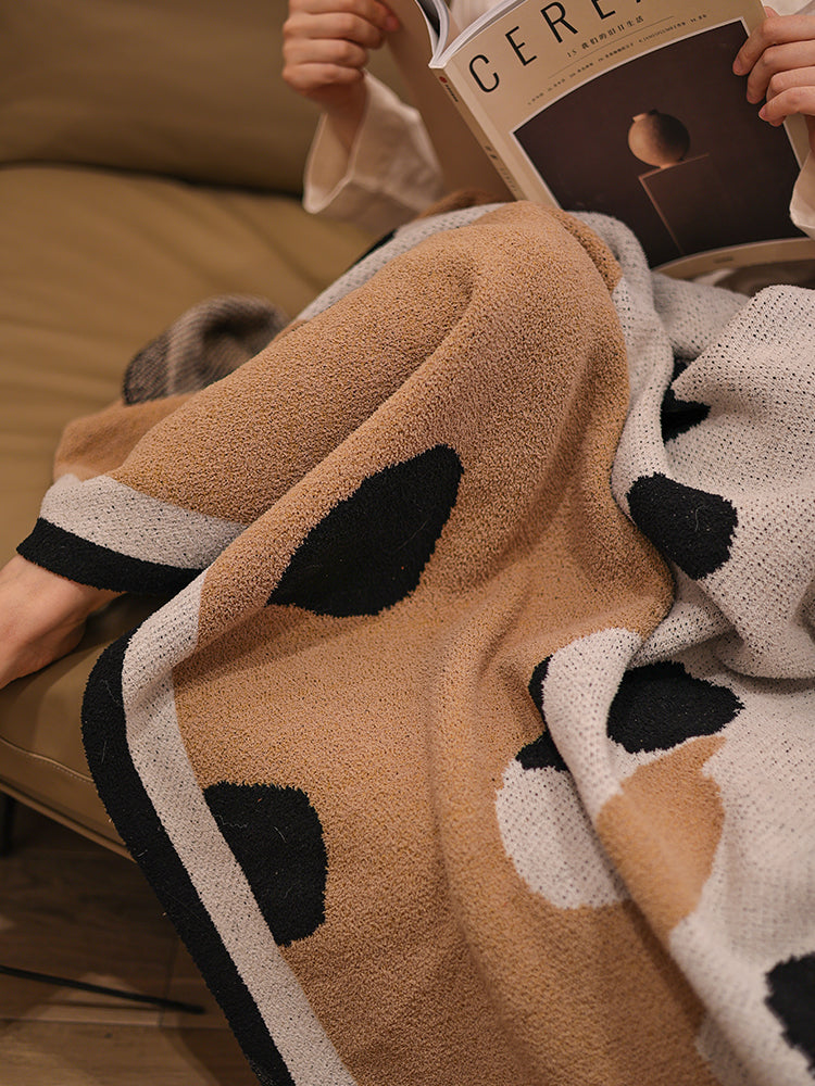 Puppy Mianmian Half Fleece Blanket Climatisation Loisirs