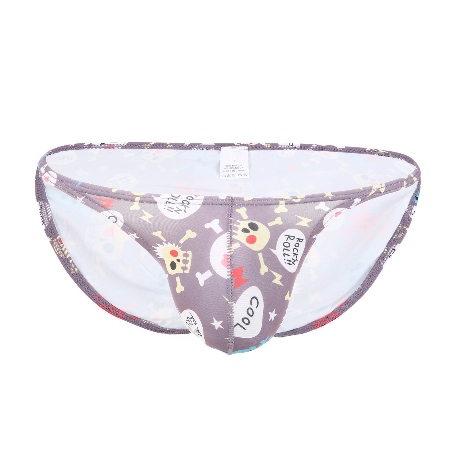 Sous-vêtements masculins Crâne d'Halloween Imprimé Bas Waist Big Bag
