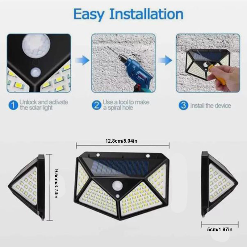 Aolyty Solar Lights Outdoor