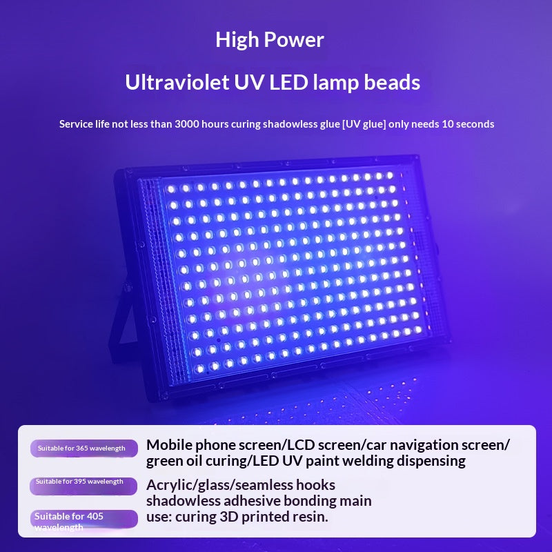 LED UV Irradiation Partie fluorescente Tanning Purple Light