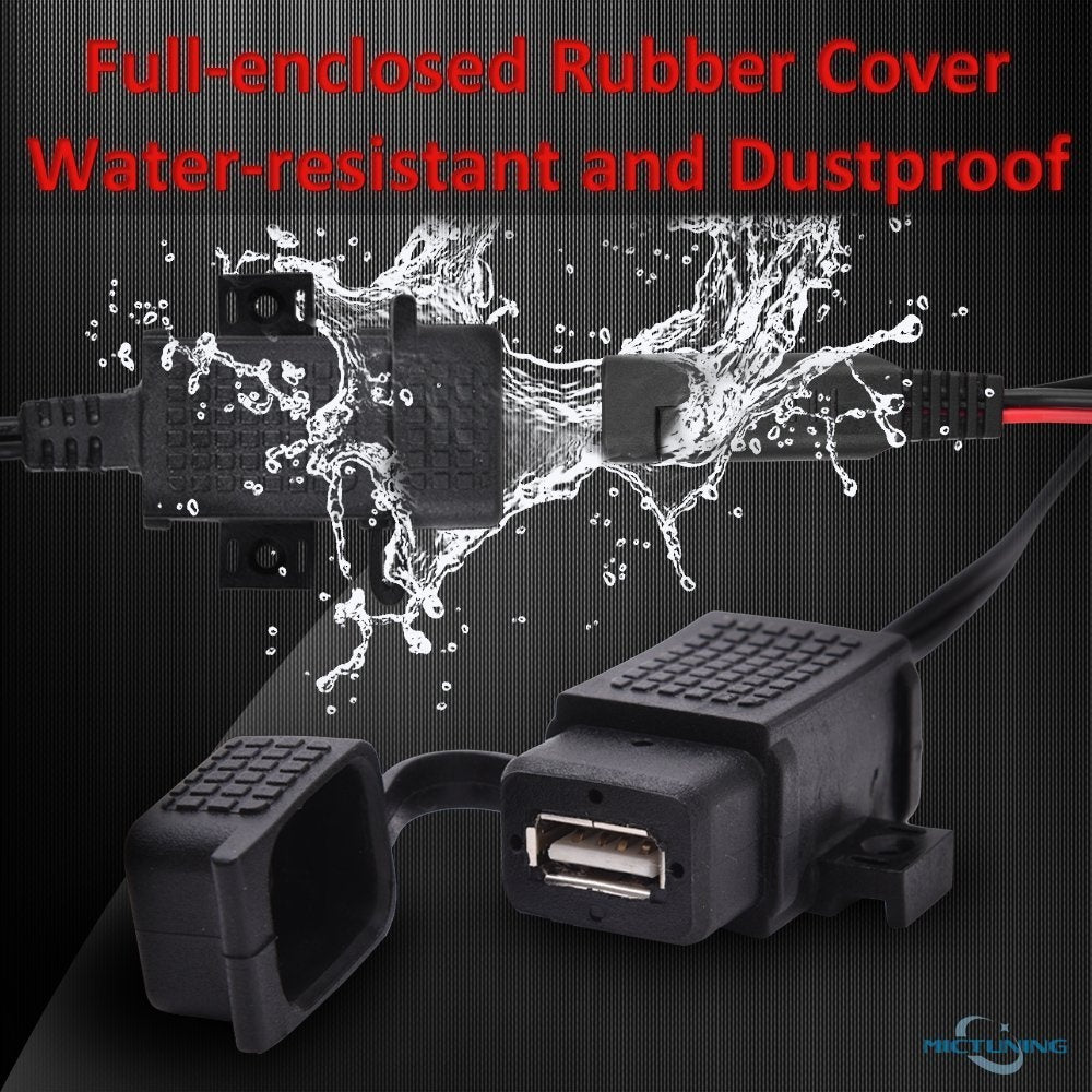 Adaptateur USB Téléphone GPS Chargement de SAE à moto